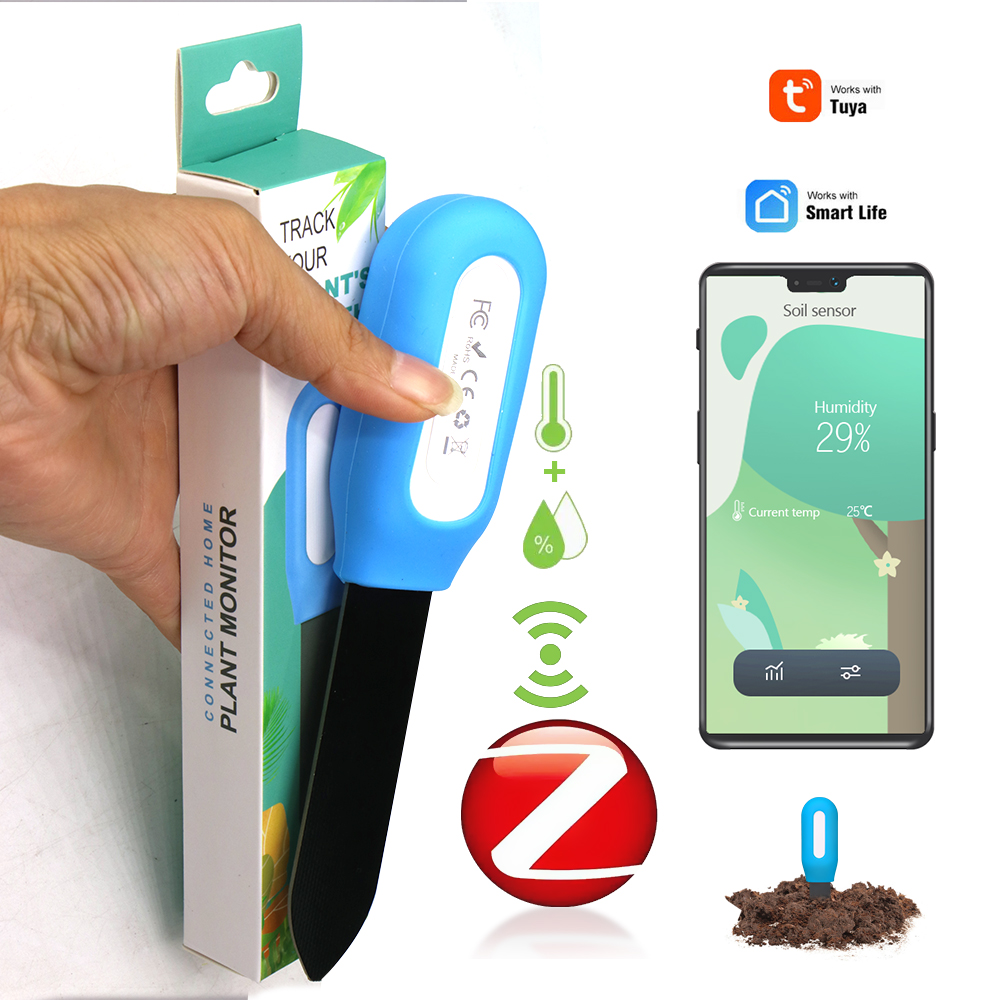 Smart Garden Monitor - Sensor inteligente de suelo Zigbee para