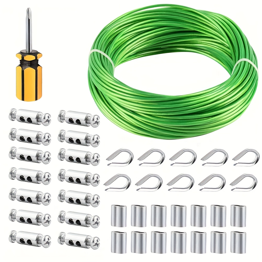 Smart Garden Fence - Juego de Cables de Alambre Recubiertos