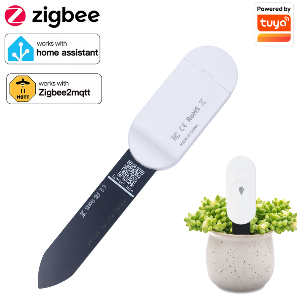 Smart Garden Monitor - Tuya Zigbee-Detector de temperatura y humedad,