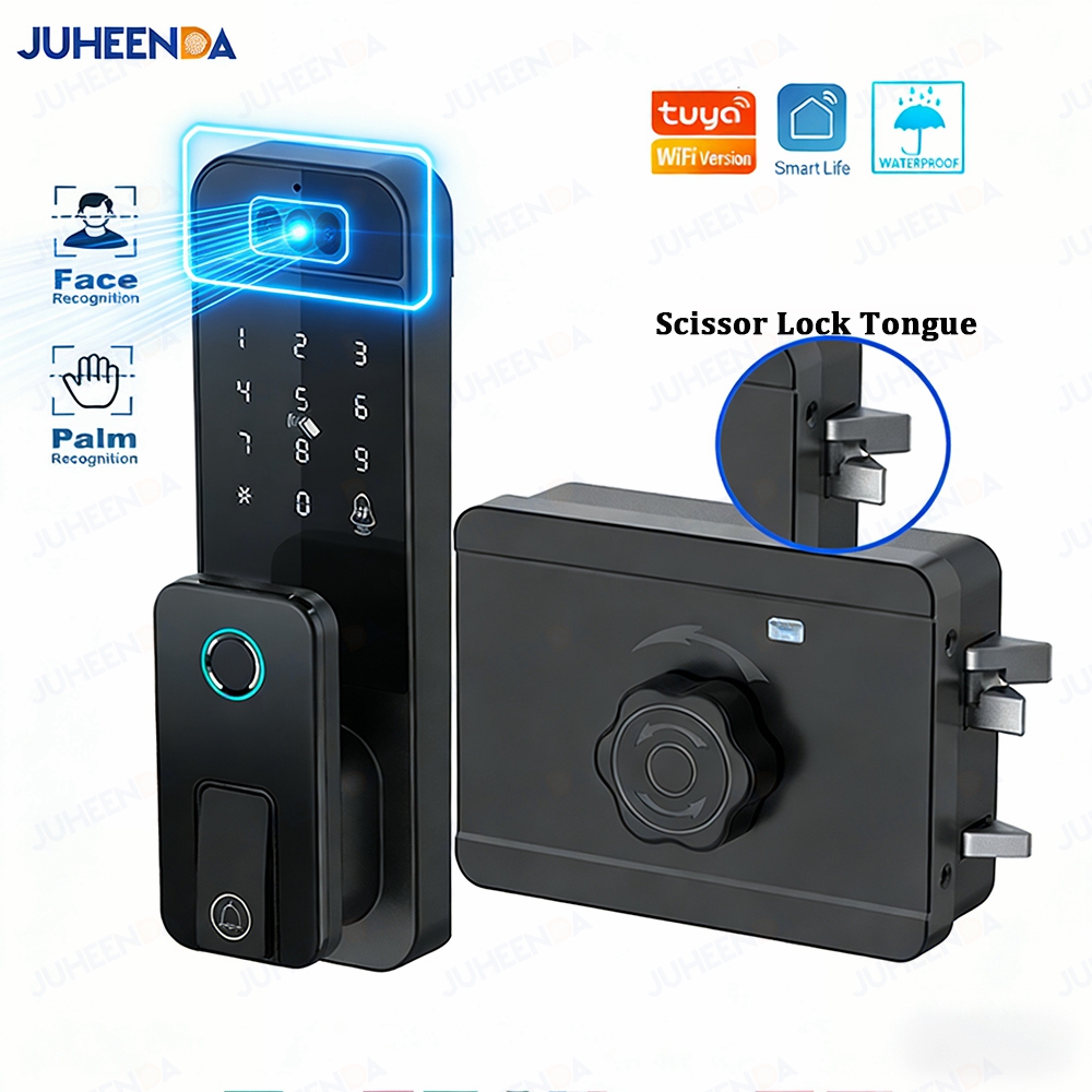 Smart Garden Gate Lock - Cerradura Inteligente WiFi Tuya con Reconocimiento