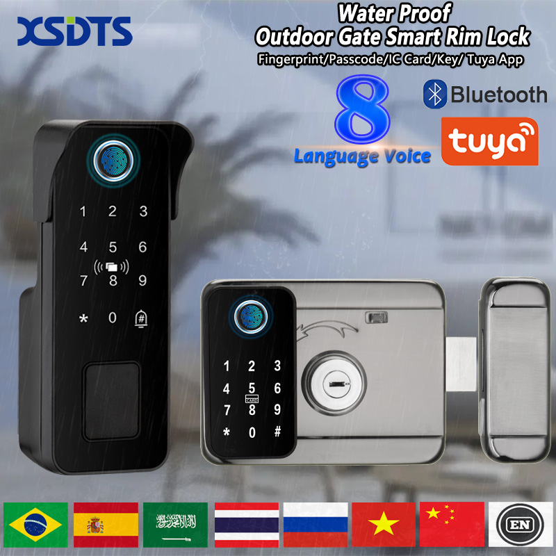 Smart Garden Gate Lock - Cerradura de puerta inteligente a prueba