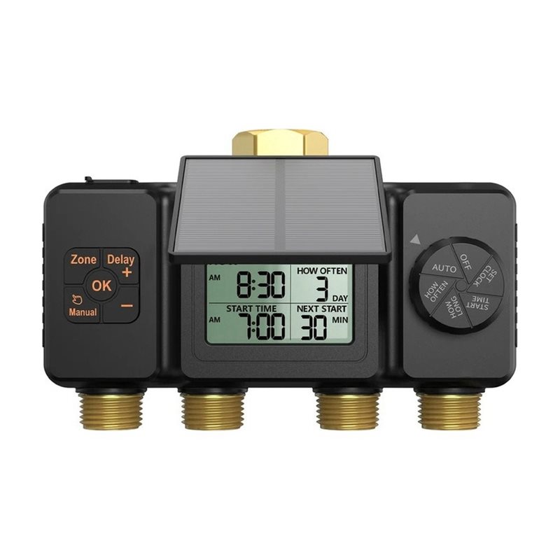 Smart Garden Tap Timer - Temporizador de Riego Solar B97A-BSP3/4, Sistema