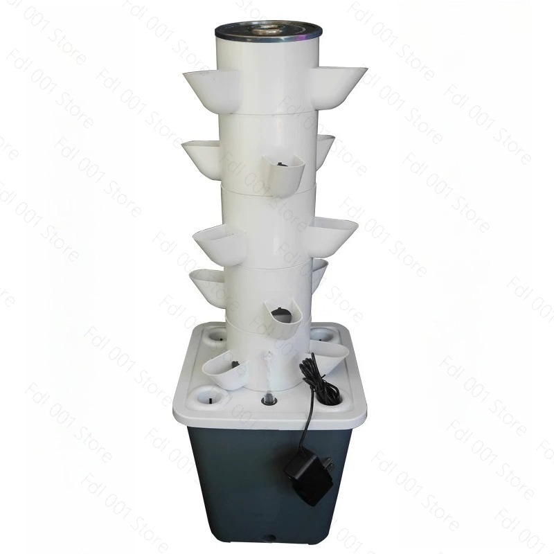 Vertical Planter Tower - Torre Vertical Hidropónica de 6 Niveles