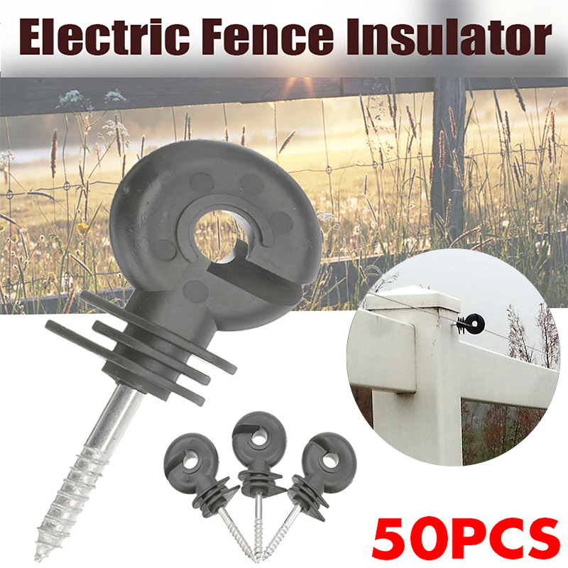 Smart Garden Fence - 50 Uds aisladores de cerca eléctrica