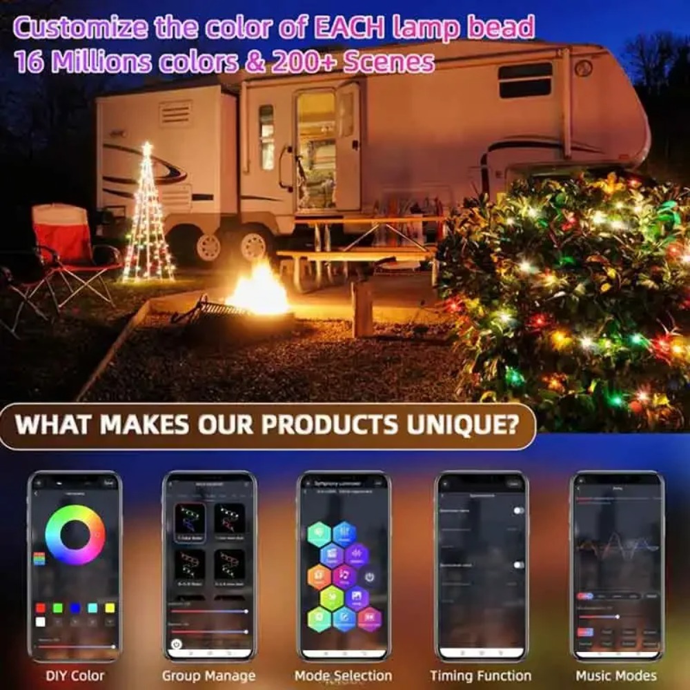Tira de luces Led para Navidad - Smart Garden Festoon Lights reseña y precio