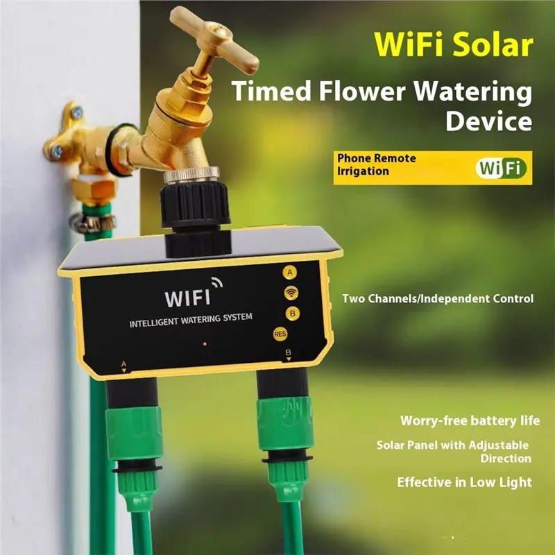 Controlador de Riego Solar WIF - Smart Garden Tap Timer reseña y precio