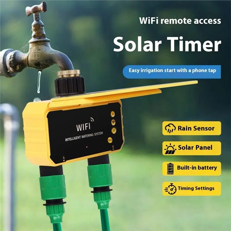 Controlador de Riego Solar WIF - Smart Garden Tap Timer reseña y precio