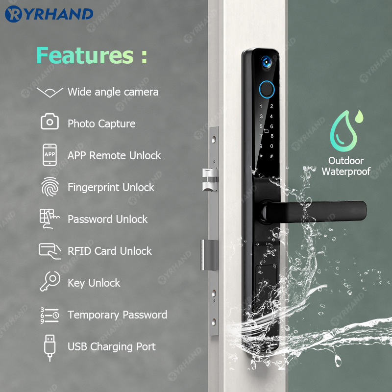 YRHAND IP66 ojo de gato sin ll - Smart Garden Gate Lock reseña y precio