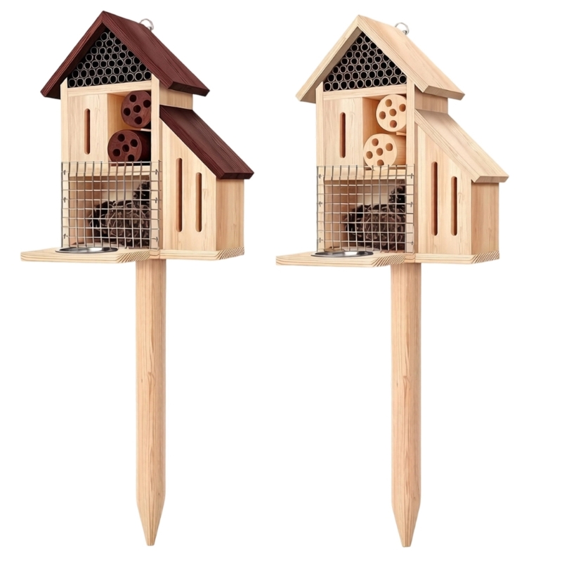 Casa insectos madera en juego, - Insect Hotel Wood reseña y precio