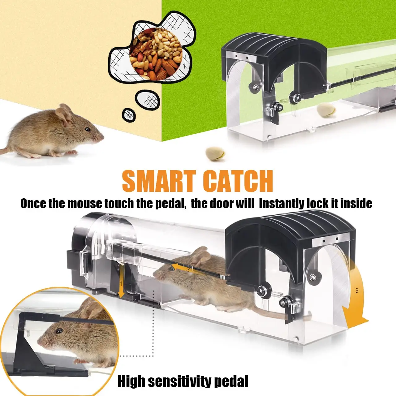Trampa para roedores de plásti - Smart Garden Furniture reseña y precio