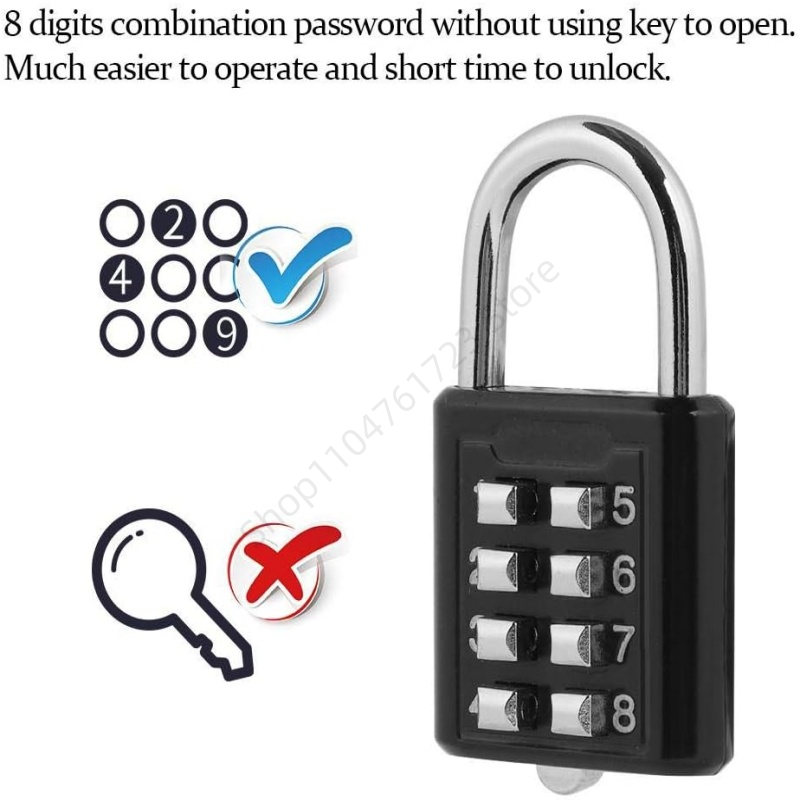 Candado de código aleatorio re - Smart Garden Gate Lock reseña y precio