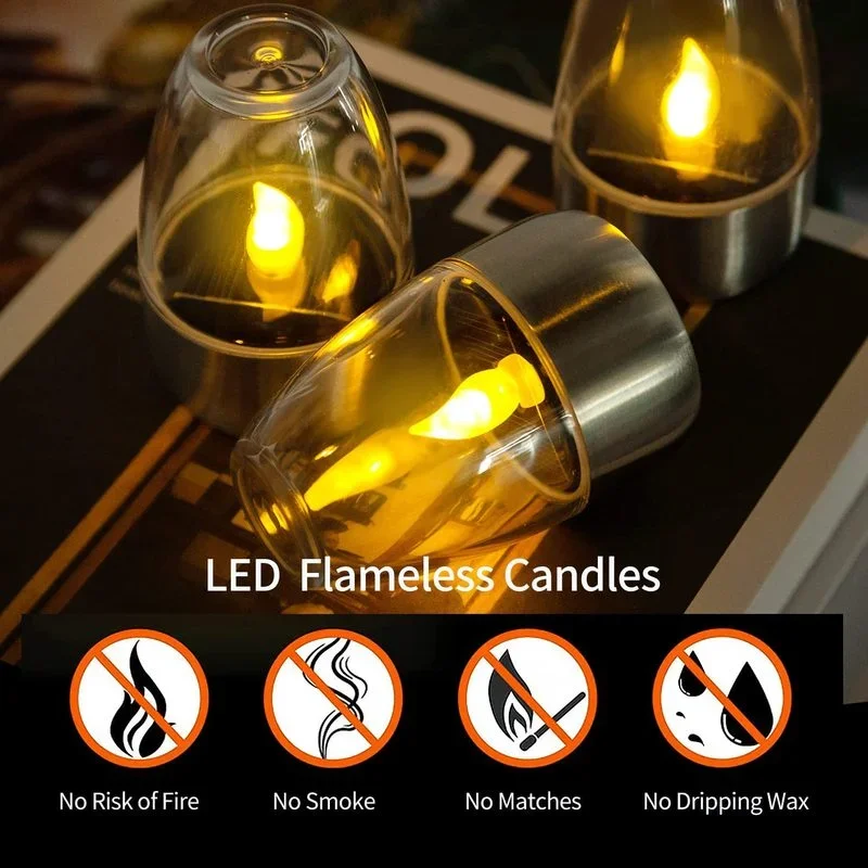 Velas sin llama alimentadas po - Smart Garden Light Camera reseña y precio