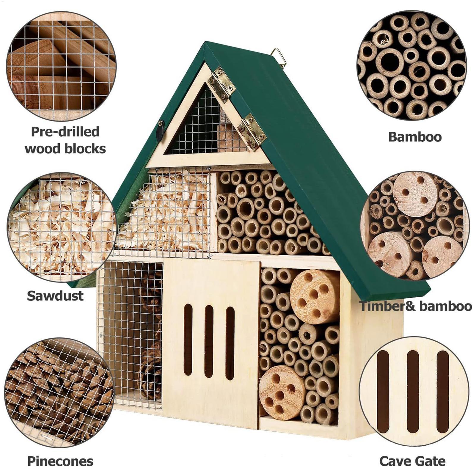 Hotel para Insectos, Casa para - Insect Hotel Wood reseña y precio