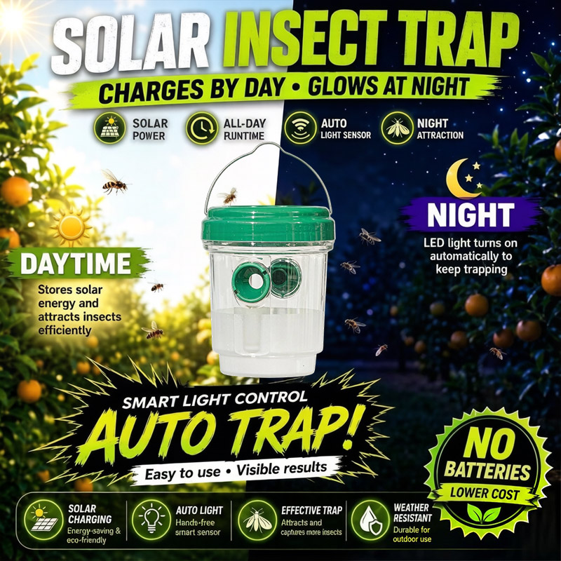 Trampas Solares para Moscas de - Smart Garden Light Camera reseña y precio