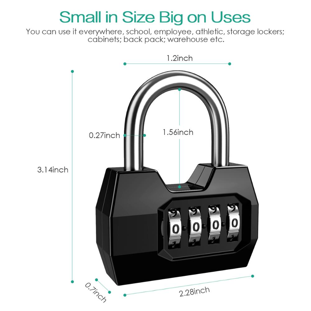 Candado de combinación ORIA, c - Smart Garden Gate Lock reseña y precio