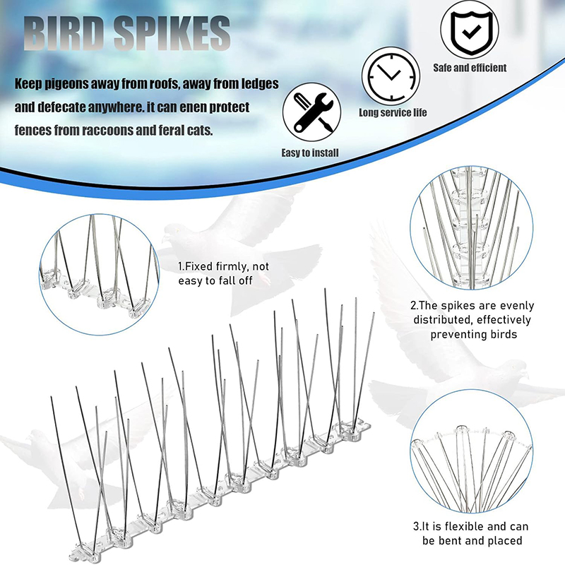 Púas Antipájaros de Acero Inox - Smart Garden Fence reseña y precio