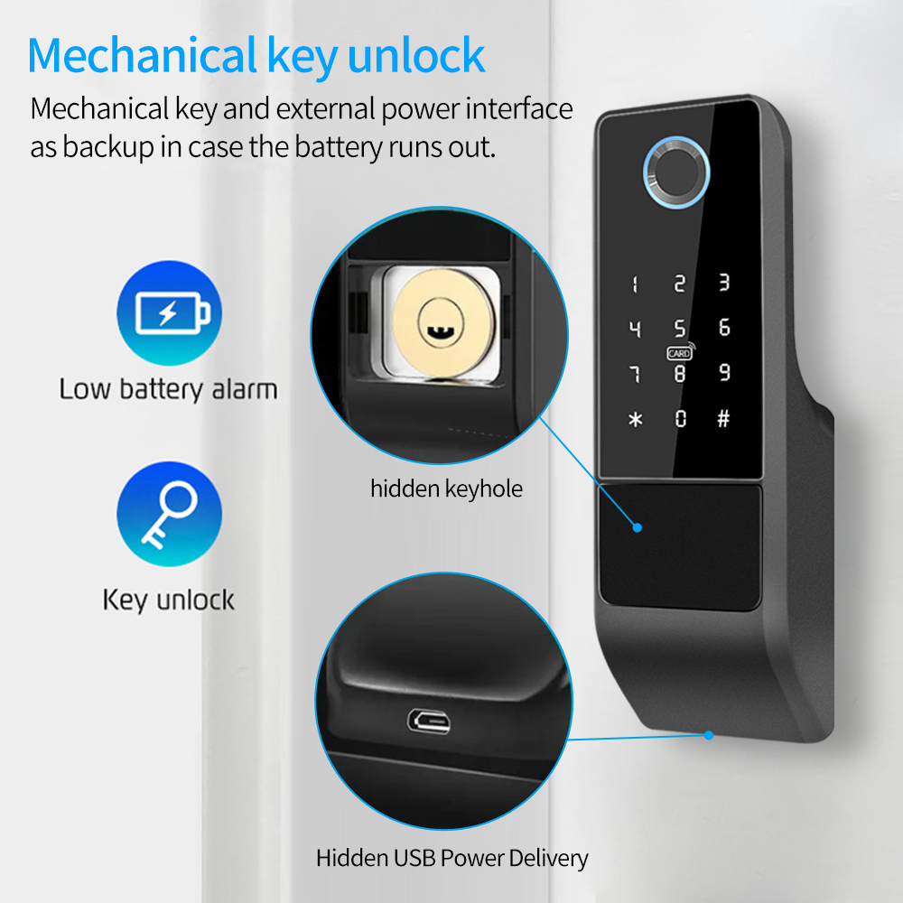 Cerradura de puerta inteligent - Smart Garden Gate Lock reseña y precio