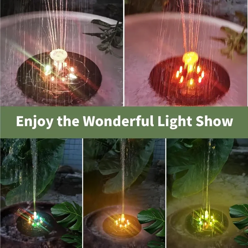 Luz de Fuente Solar giratoria, - Smart Garden Light Camera reseña y precio