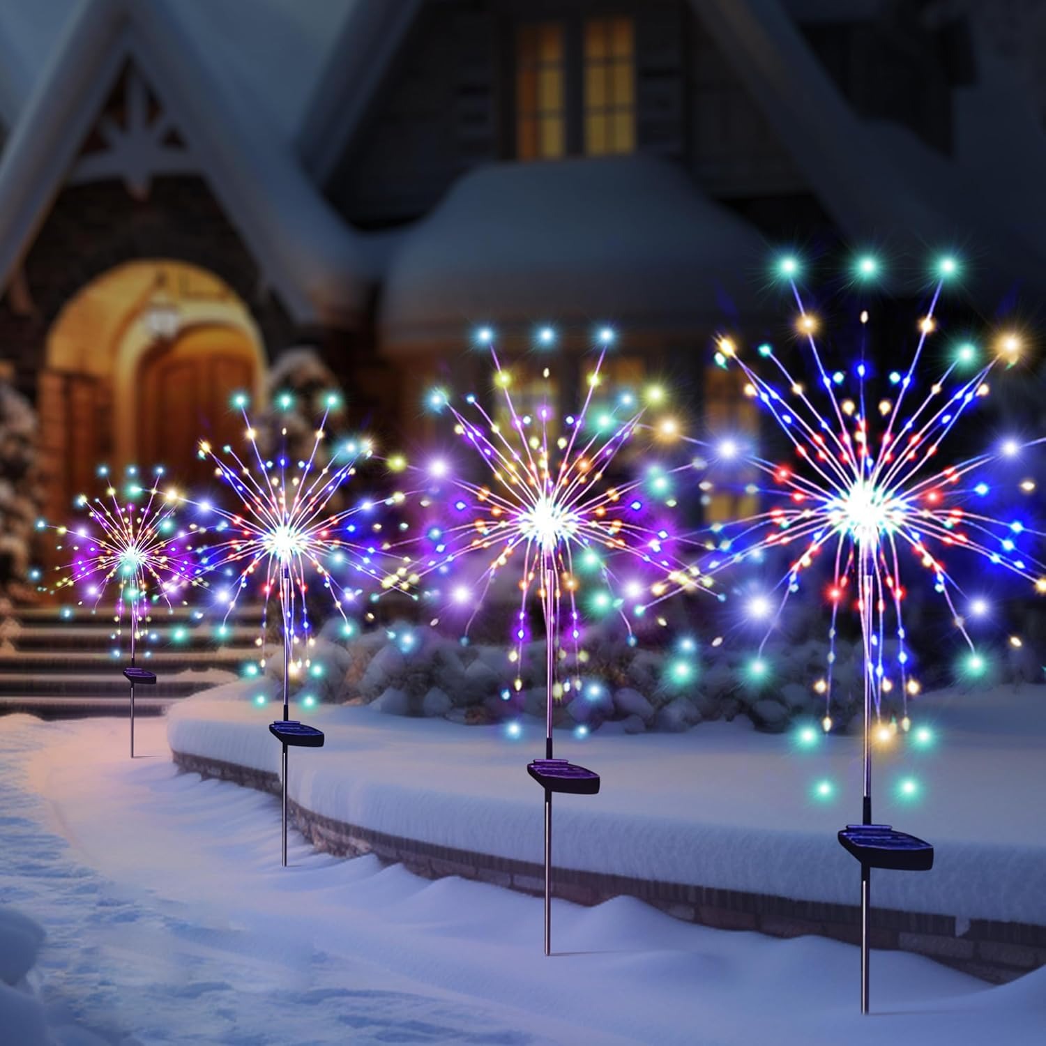 Luces Solares LED de Fuegos Ar - Smart Garden Light Camera reseña y precio