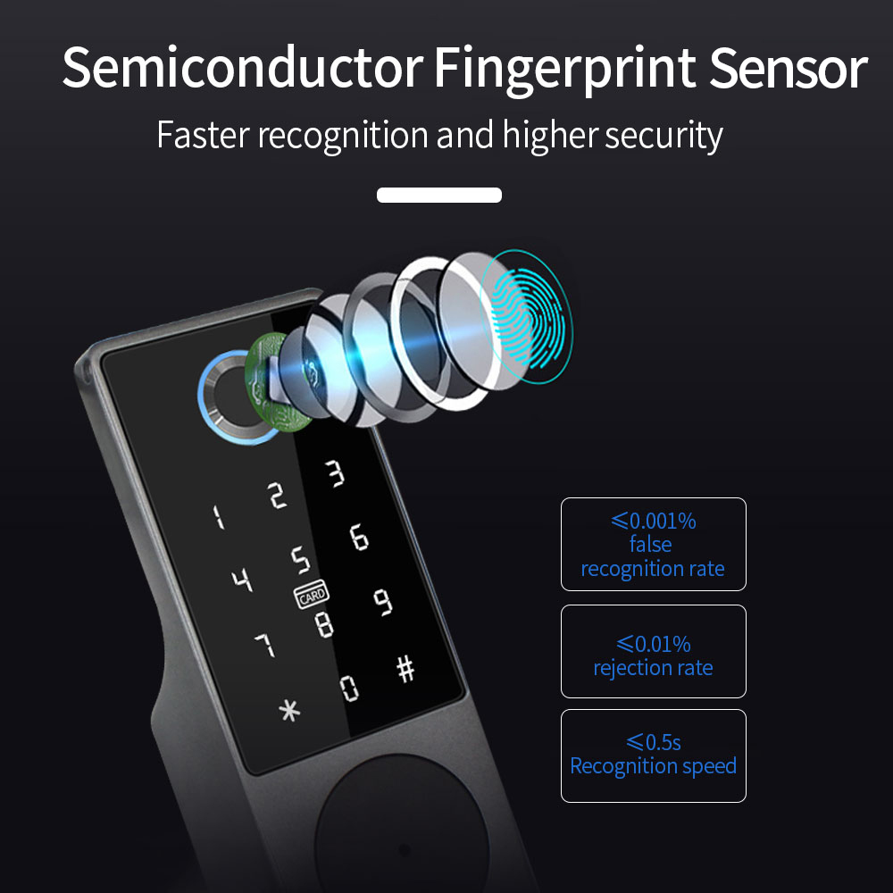 TUYA-cerradura de puerta intel - Smart Garden Gate Lock reseña y precio