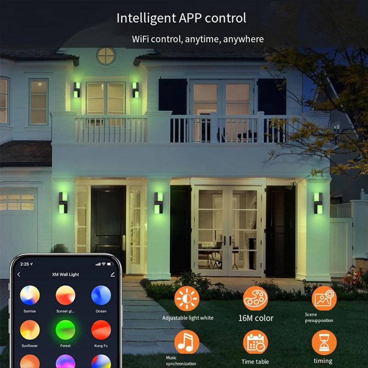Lámpara de Pared LED AA19 de D - Smart Garden Fence reseña y precio