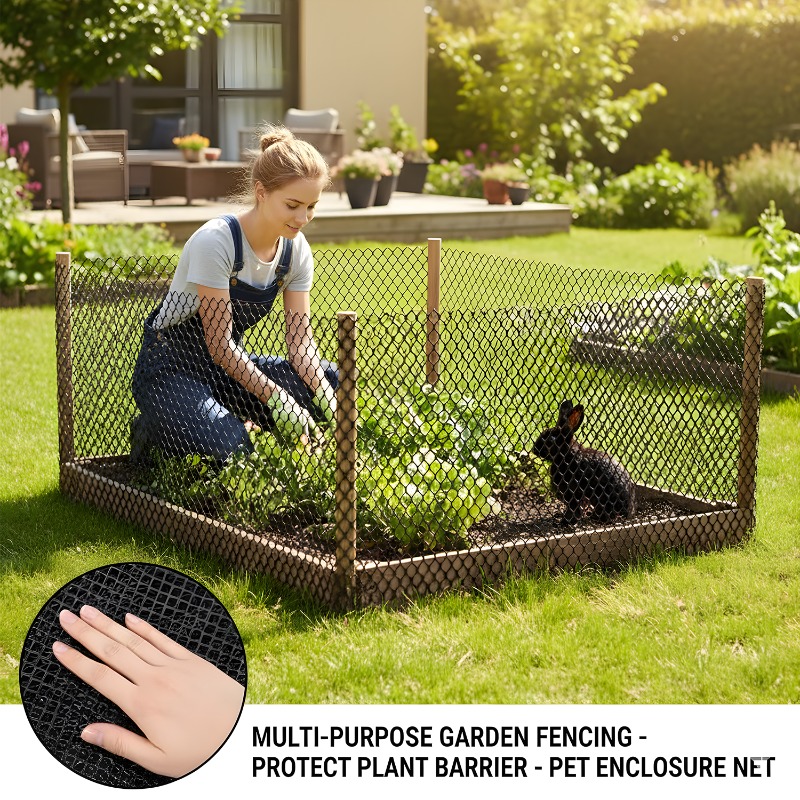 Malla de alambre de plástico 1 - Smart Garden Fence reseña y precio