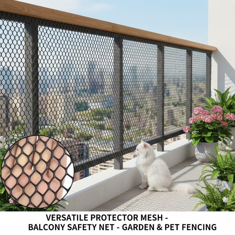 Malla de alambre de plástico 1 - Smart Garden Fence reseña y precio