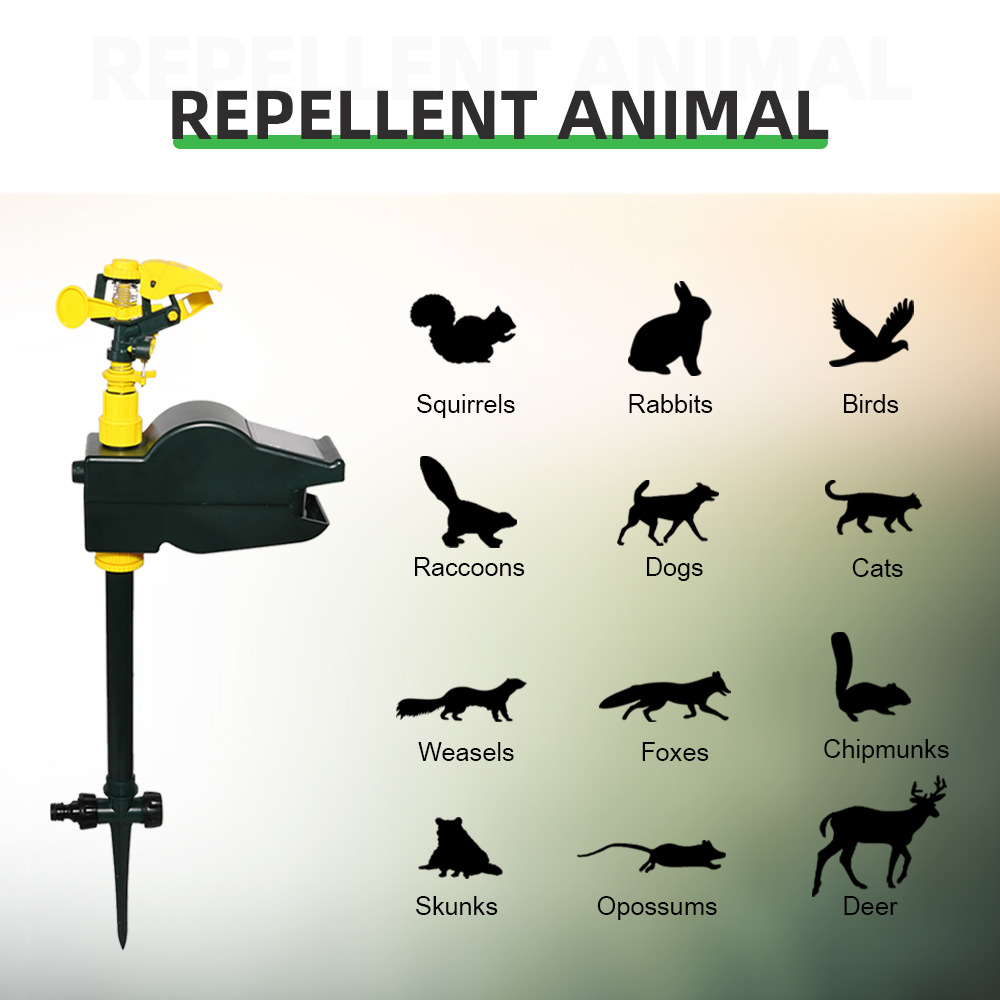 Repelente animal activado por  - Smart Garden Tap Timer reseña y precio