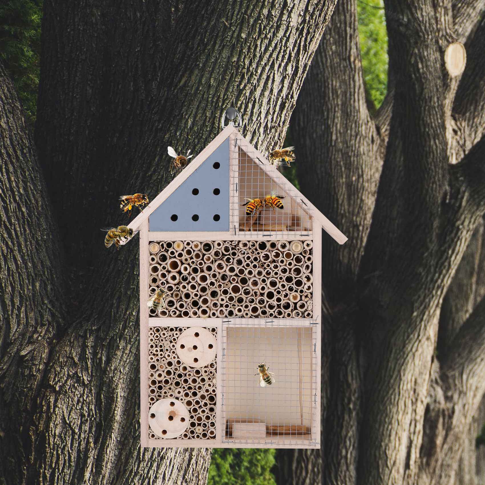PZHI - Hotel de Madera para In - Insect Hotel Wood reseña y precio