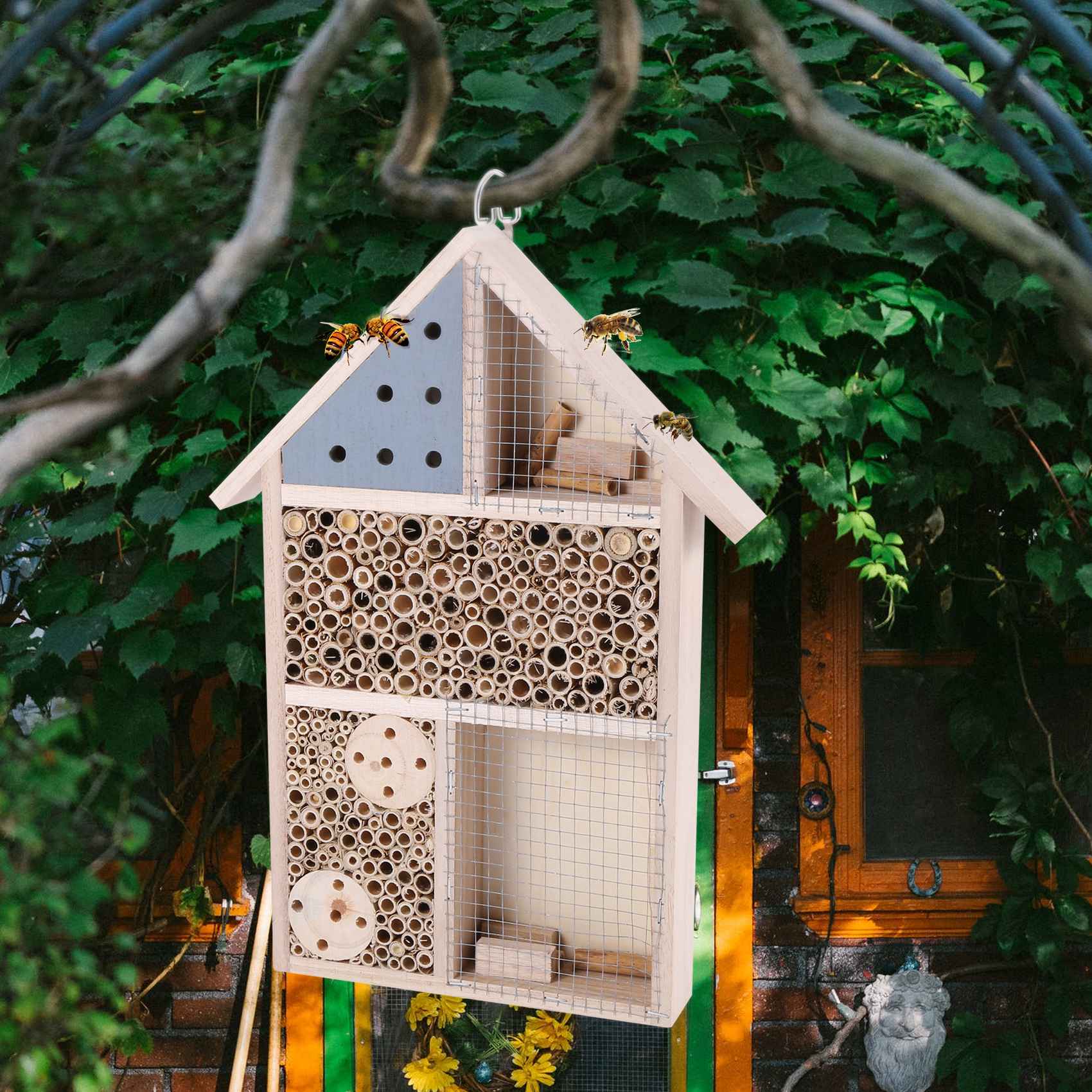 PZHI - Hotel de Madera para In - Insect Hotel Wood reseña y precio