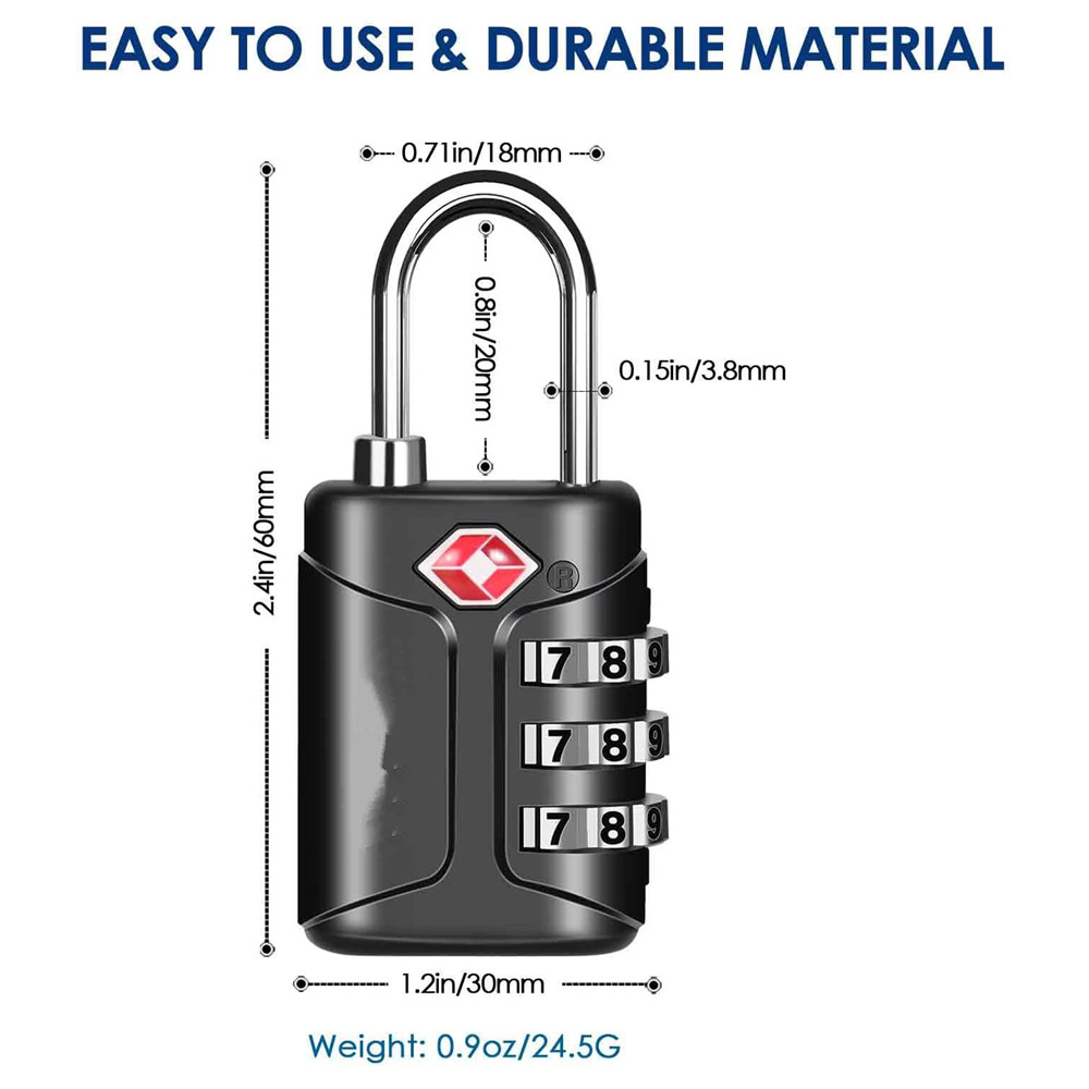 Candados para equipaje aprobad - Smart Garden Gate Lock reseña y precio
