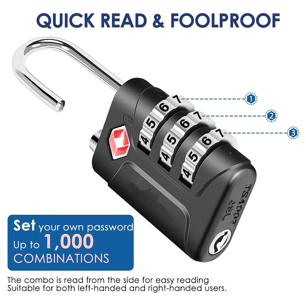 Candados para equipaje aprobad - Smart Garden Gate Lock reseña y precio