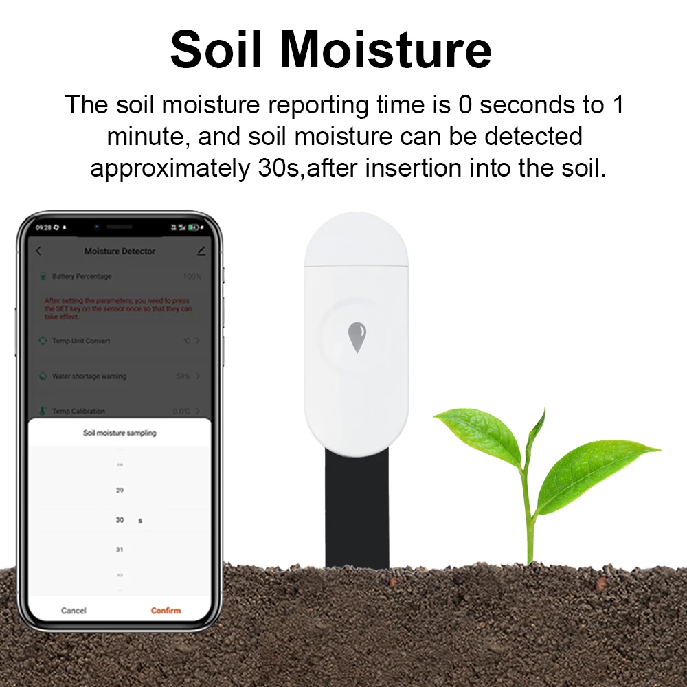 Tuya Zigbee-Detector de temper - Smart Garden Monitor reseña y precio