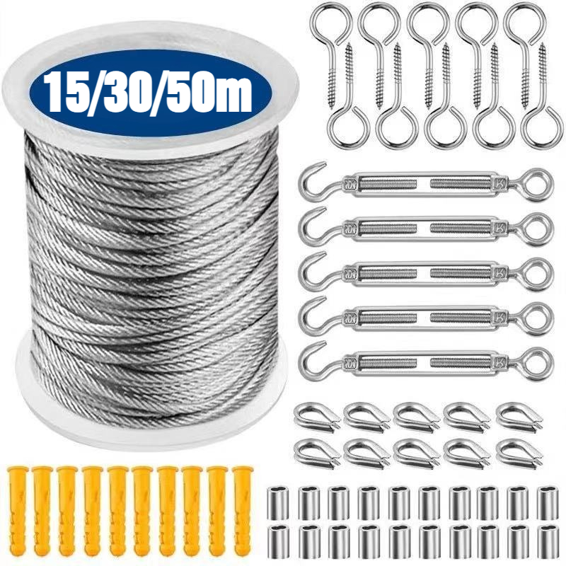 Kits de cables de acero inoxid - Smart Garden Fence reseña y precio