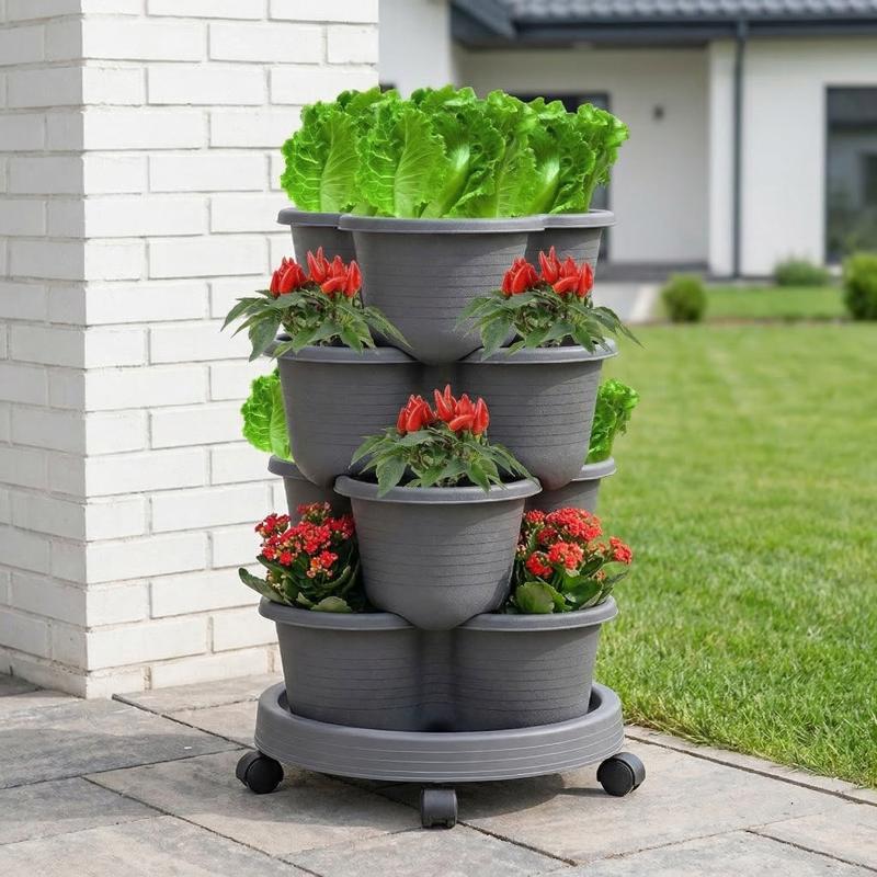 Maceta Vertical Apilable de Mú - Vertical Planter Tower reseña y precio