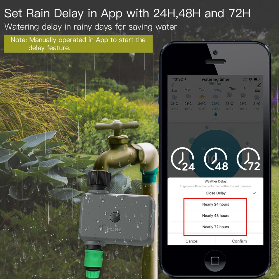 Sistema de riego de jardín con - Smart Garden Tap Timer reseña y precio