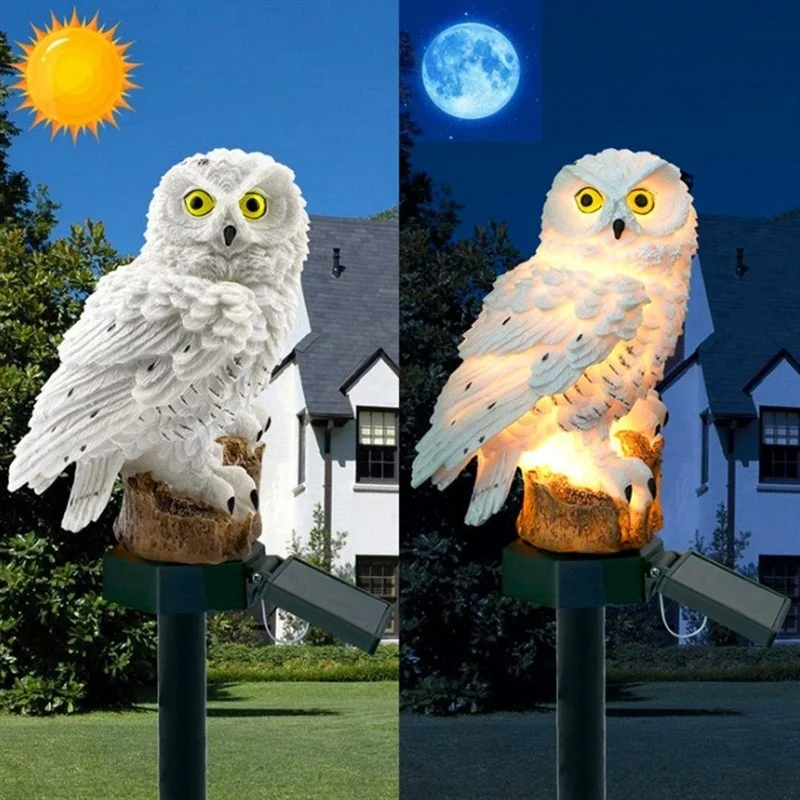 Lámpara Solar con Forma de Búh - Smart Garden Light Camera reseña y precio
