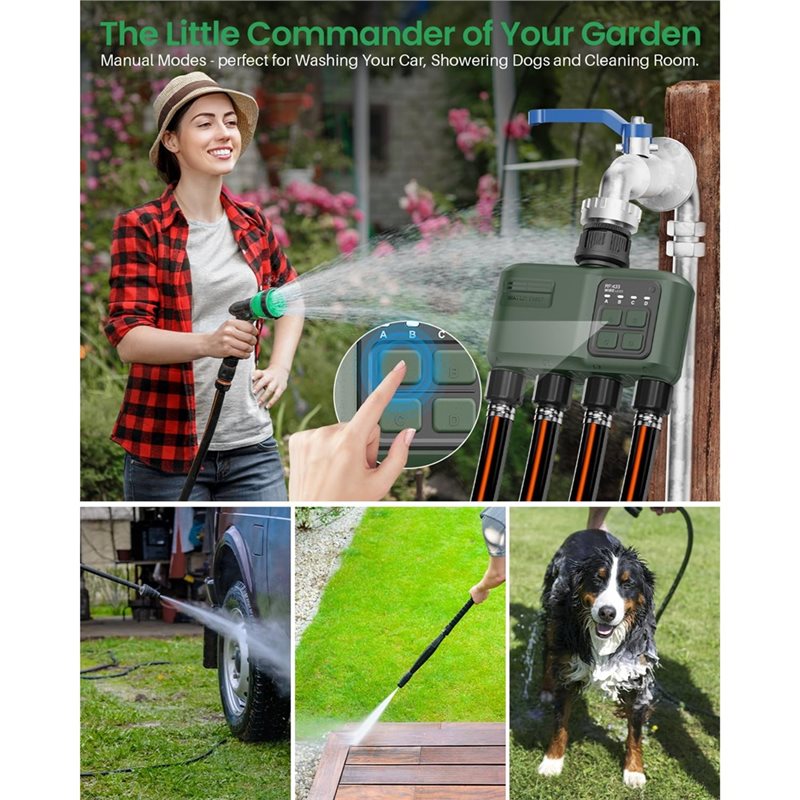 Temporizador de agua A97I-Wifi - Smart Garden Zone reseña y precio