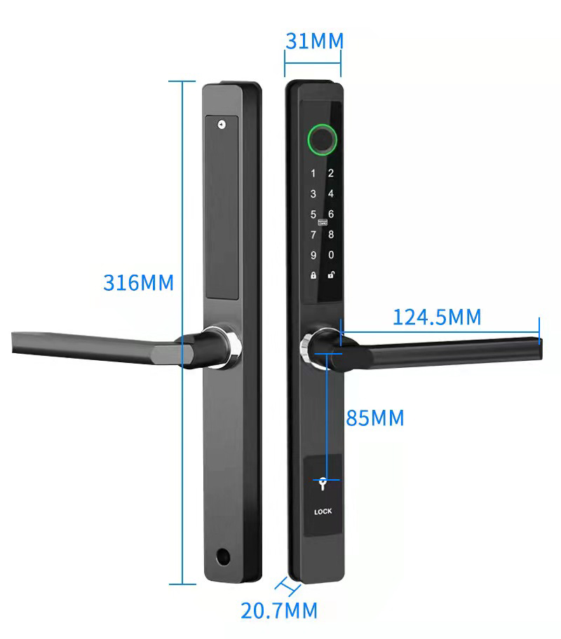 ZHDCOOKEY Cerradura Digital Bi - Smart Garden Gate Lock reseña y precio