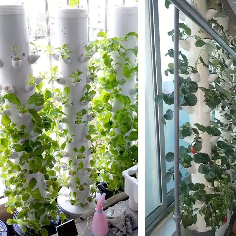 Juego de 10 macetas hidropónic - Vertical Planter Tower reseña y precio