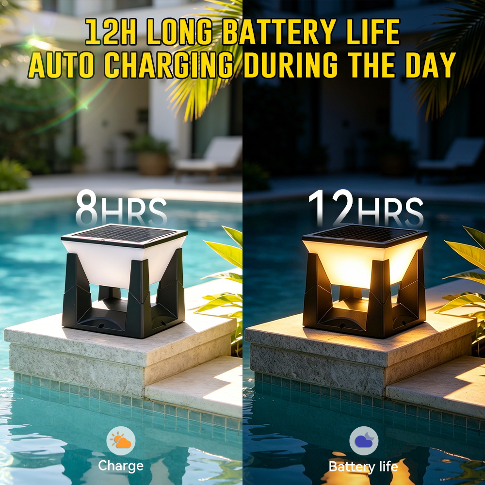 Lámpara Solar LED IP65 para Po - Smart Garden Fence reseña y precio