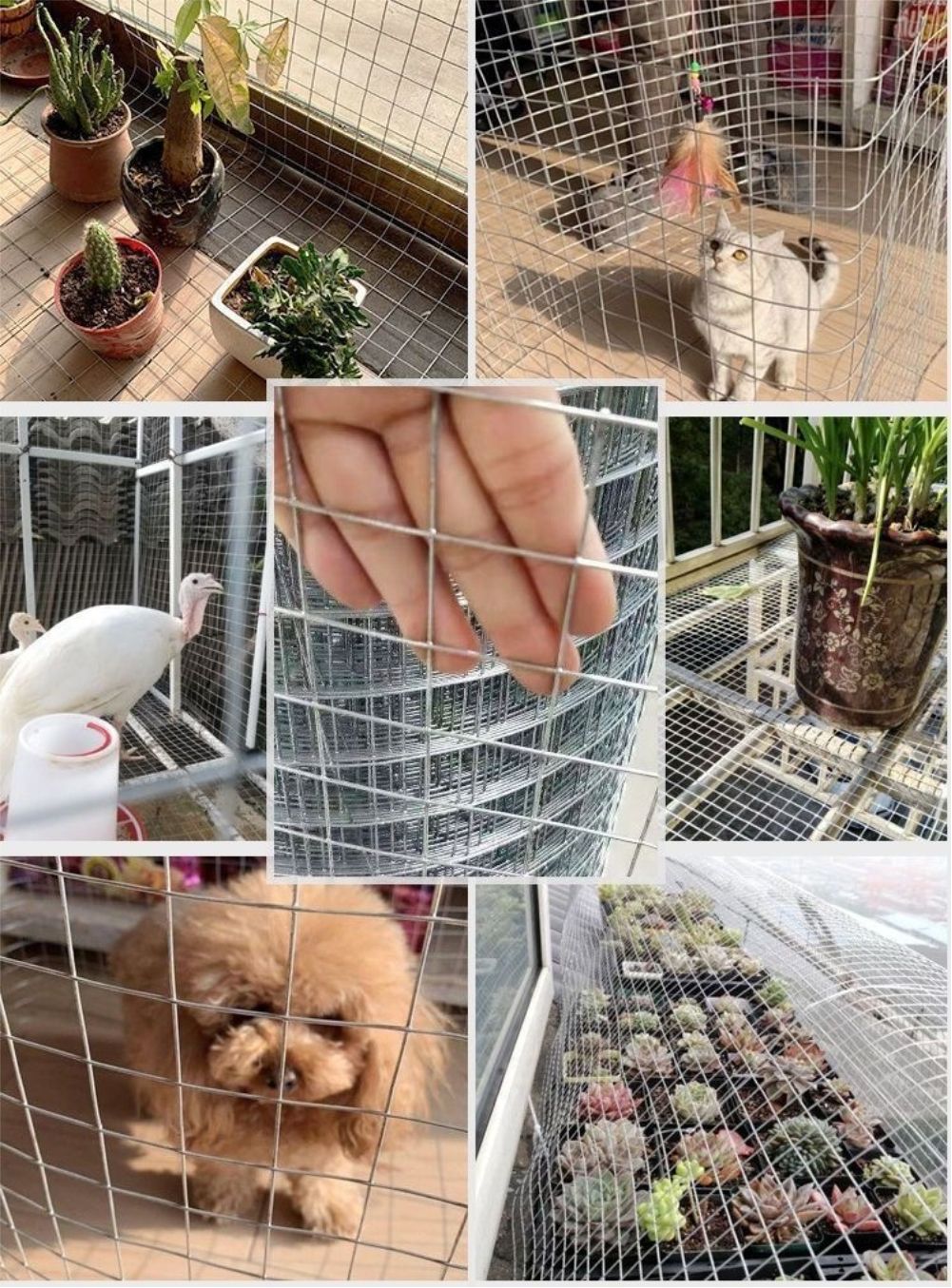 Mazo en caliente galvanizado c - Smart Garden Fence reseña y precio