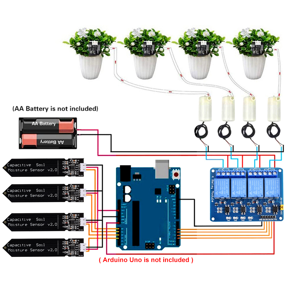 Sistema de riego inteligente D - Smart Garden With Arduino reseña y precio