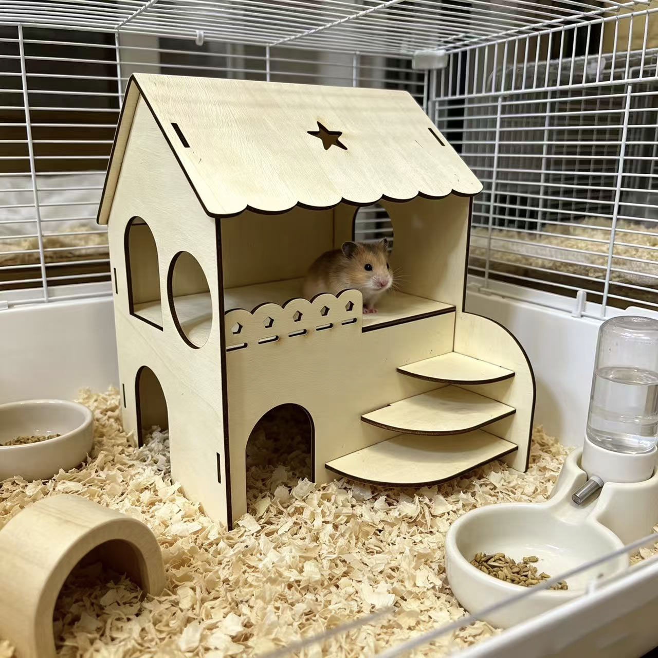 Casa de Madera de Dos Pisos pa - Insect Hotel Wood reseña y precio