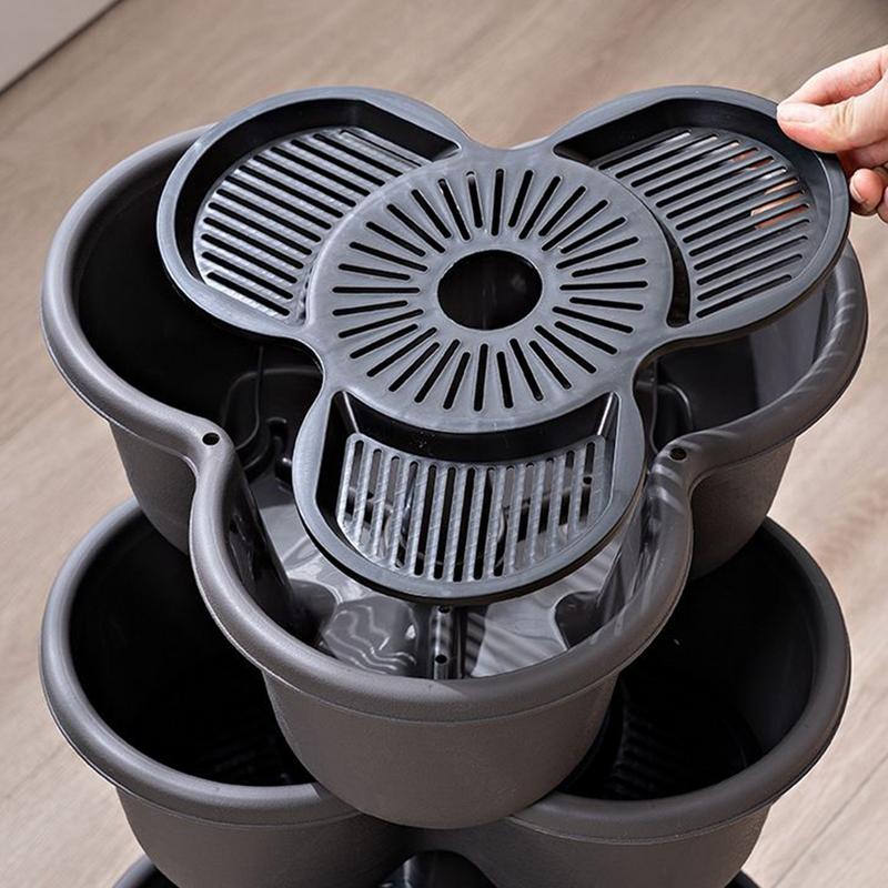 4 unids/set maceta Vertical ap - Vertical Planter Tower reseña y precio