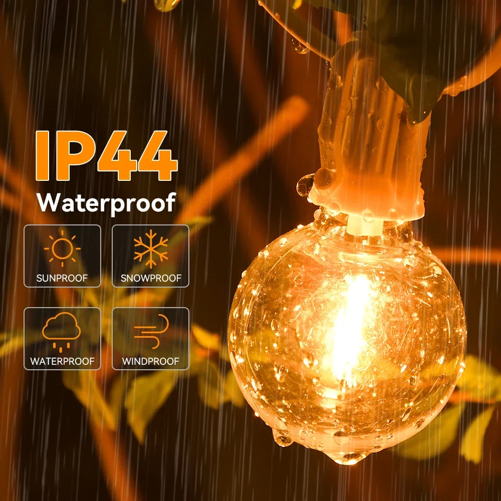 Guirnalda de luces LED G40 de  - Smart Garden Furniture reseña y precio