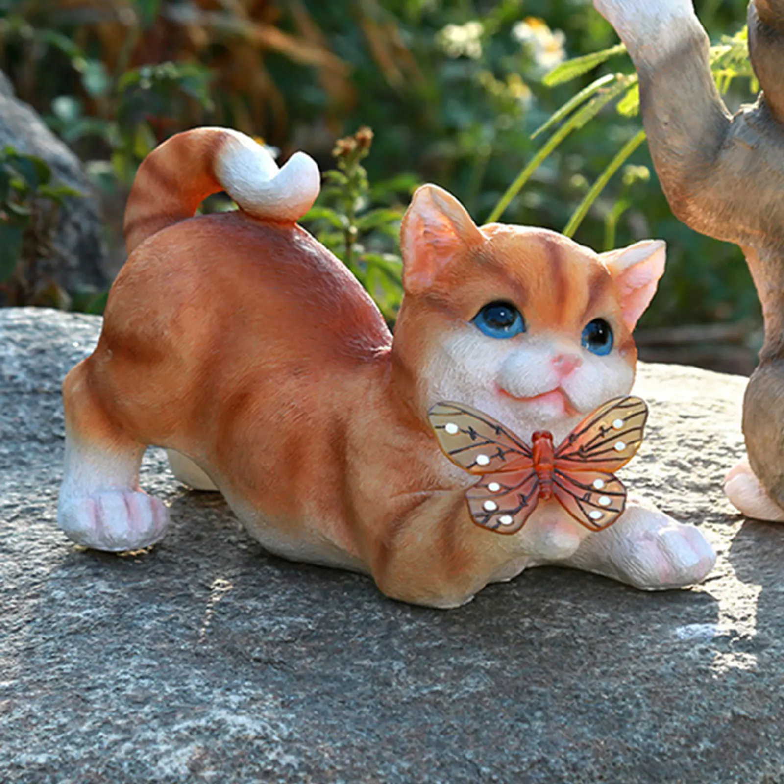 Escultura de gato al aire libr - Smart Garden Light Camera reseña y precio