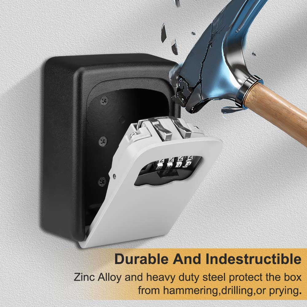 Caja de almacenamiento de bloq - Smart Garden Gate Lock reseña y precio