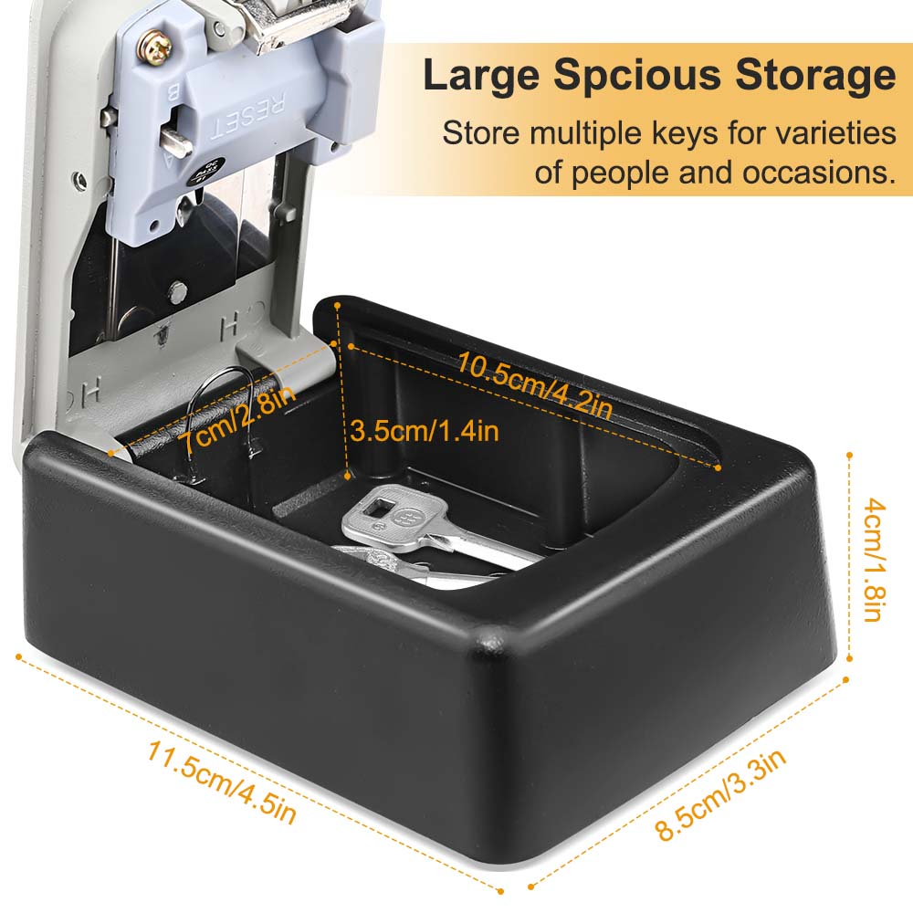 Caja de almacenamiento de bloq - Smart Garden Gate Lock reseña y precio