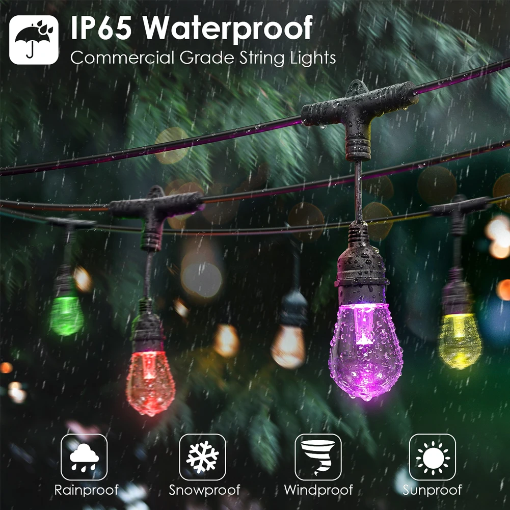 Guirnalda de luces LED intelig - Smart Garden Festoon Lights reseña y precio